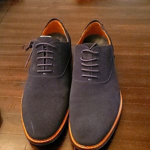 Mens Blue Suede Shoes